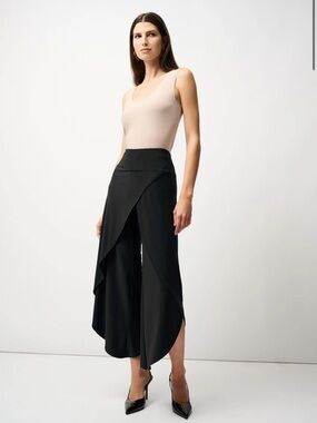 Joseph Ribkoff CLASSIC OVERLAY PANT, BLACK size 12